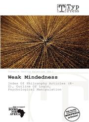 Weak Mindedness,6138957873,9786138957874