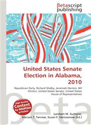 United States Senate Election in Alabama, 2010,6134817120,9786134817127