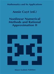 Nonlinear Numerical Methods and Rational Approximation II,0792329678,9780792329671