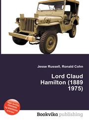 Lord Claud Hamilton (1889 1975),551262671X,9785512626719