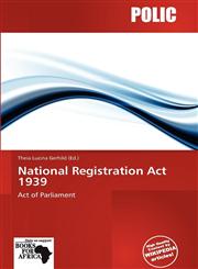 National Registration Act 1939,6137949117,9786137949115