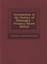 Introduction to the History of Philosophy - Primary Source Edition,1295298708,9781295298709
