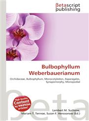 Bulbophyllum Weberbauerianum,6136344734,9786136344737