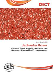 Jadranka Kosor,6136526948,9786136526942