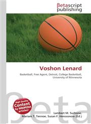 Voshon Lenard,6131186855,9786131186851