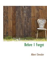 Before I Forget,1140180215,9781140180210