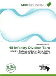 48 Infantry Division Taro,6200731594,9786200731593