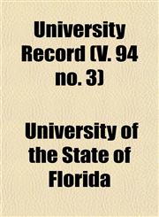 University Record (V. 94 no. 3),1153427370,9781153427371