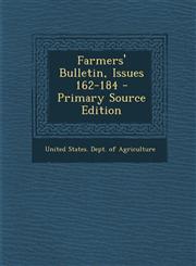 Farmers' Bulletin, Issues 162-184 - Primary Source Edition,1287612717,9781287612711