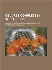 Oeuvres Completes - Voltaire (19 ),1234365650,9781234365653