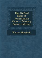 Oxford Book of Australasian Verse,1289909628,9781289909628