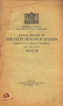 Annual Report of the Fruit Research Station, Kodur P.O. (Cuddapah District) for the Year - 1938-39