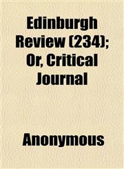 Edinburgh Review (234); Or, Critical Journal,1152451529,9781152451520
