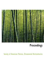 Proceedings,1140111493,9781140111498