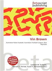 Vin Brown,6134432032,9786134432030
