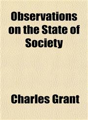 Observations on the State of Society,1155094565,9781155094564