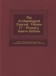 Archaeological Journal, Volume 77,1287575862,9781287575863