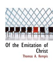 Of the Emitation of Christ,1116495570,9781116495577