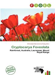 Cryptocarya Foveolata,6139734010,9786139734016