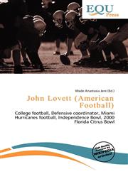 John Lovett (American Football),613654234X,9786136542348