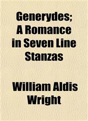 Generydes; A Romance in Seven Line Stanzas,1152262114,9781152262119
