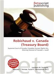 Robichaud v. Canada (Treasury Board),6135455664,9786135455663