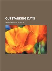 Outstanding days,1151187178,9781151187178