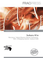 Subaru R1e,6200701903,9786200701909