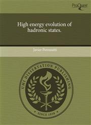 High energy evolution of hadronic states.,1243735481,9781243735485