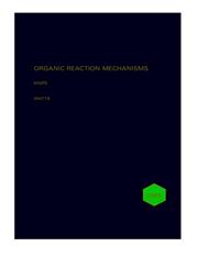 Organic Reaction Mechanisms, 1996,0471973645,9780471973645