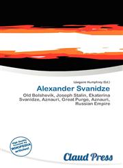 Alexander Svanidze,6136724596,9786136724591