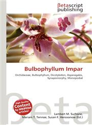 Bulbophyllum Impar,6136230313,9786136230313