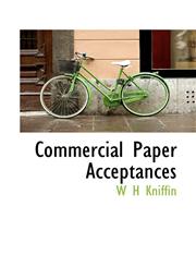 Commercial Paper Acceptances,1117272656,9781117272658