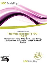 Thomas Baring (1799-1873),620078051X,9786200780515