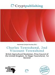 Charles Townshend, 2nd Viscount Townshend,6200036098,9786200036094