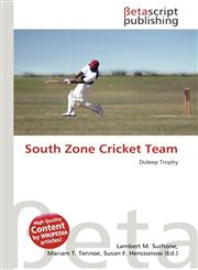 South Zone Cricket Team,6135232819,9786135232813