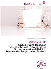 John Adler,613588364X,9786135883640