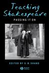Teaching Shakespeare,1405140461,9781405140461