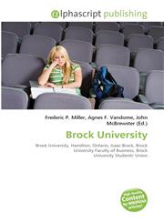 Brock University,6130011318,9786130011314