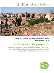 History of Vojvodina,6130026633,9786130026639