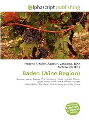 Baden (Wine Region),6134354686,9786134354684