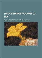 Proceedings Volume 22, no. 1,1153100592,9781153100595