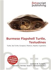 Burmese Flapshell Turtle, Testudines,6135289519,9786135289510