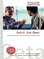 Paul P. Van Riper,6134854115,9786134854115