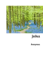 Joshua,1116019078,9781116019070