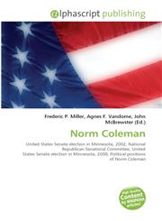 Norm Coleman,6130040571,9786130040574
