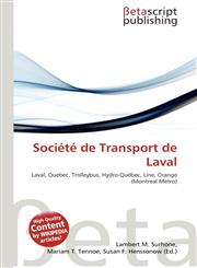 Société de Transport de Laval,6132343911,9786132343918