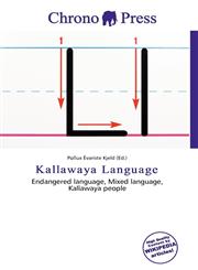 Kallawaya Language,6136759152,9786136759159