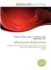 Marianne Ackerman,6134329282,9786134329286