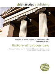History of Labour Law,6130086326,9786130086329